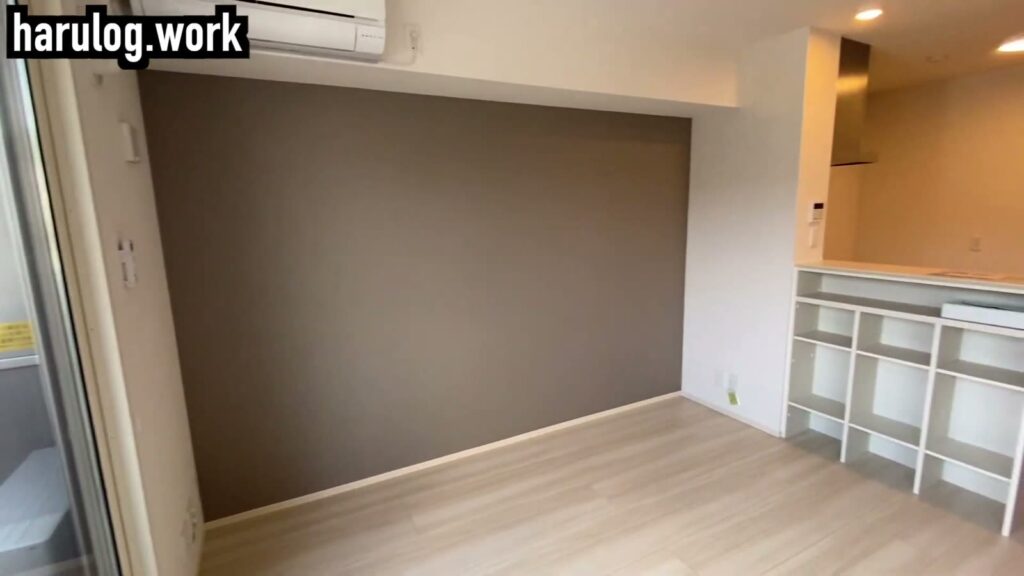 D-room唐原B棟 2LDKのアクセントクロス