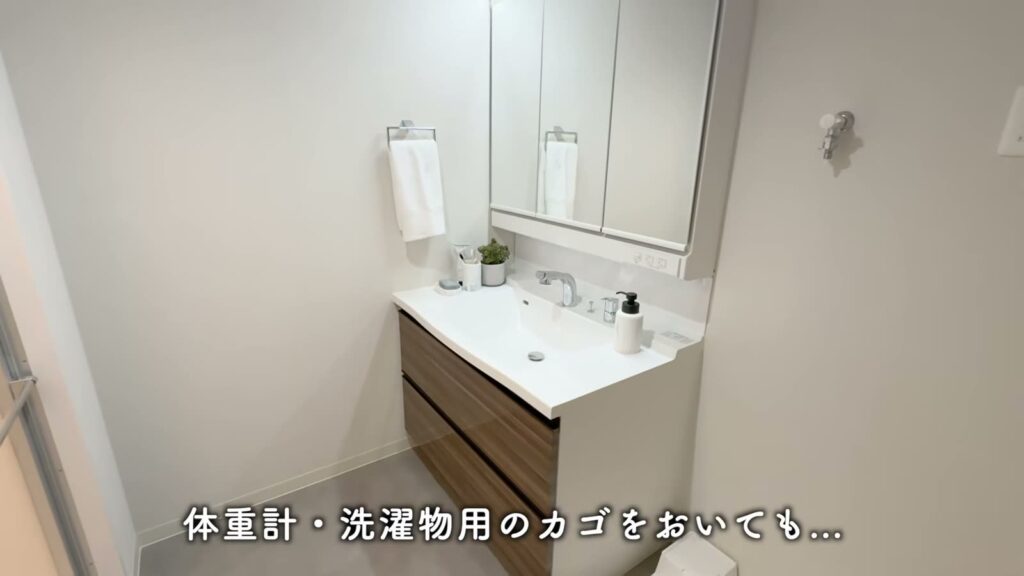 2LDKの洗面室