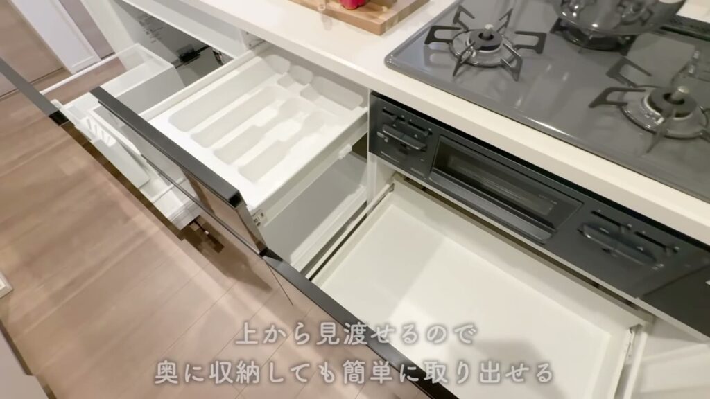 2LDKの引き出し収納