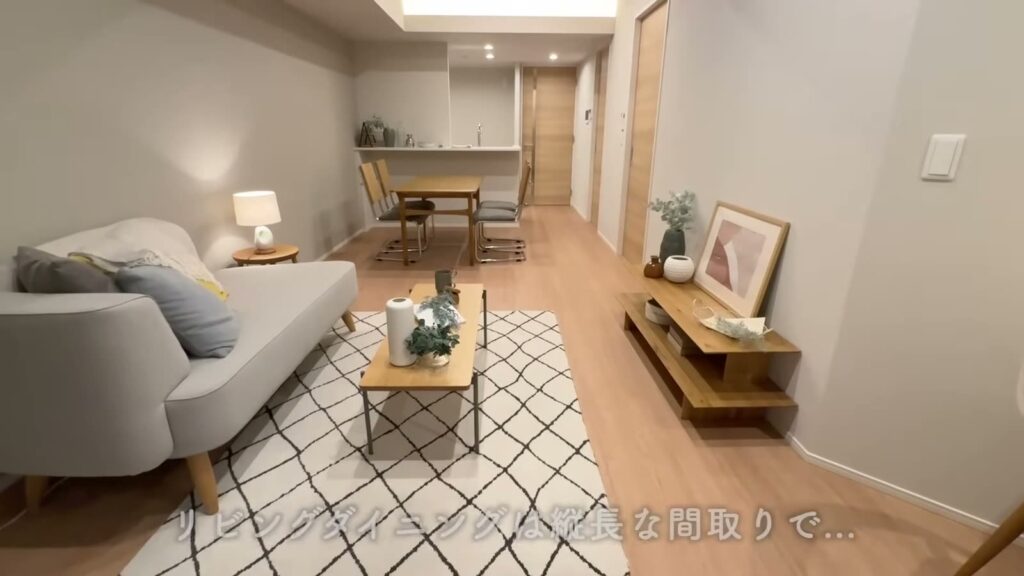 2LDKのLDKの奥行き