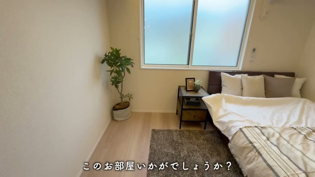 プルミエール上賀茂 2LDKのベッドまわり