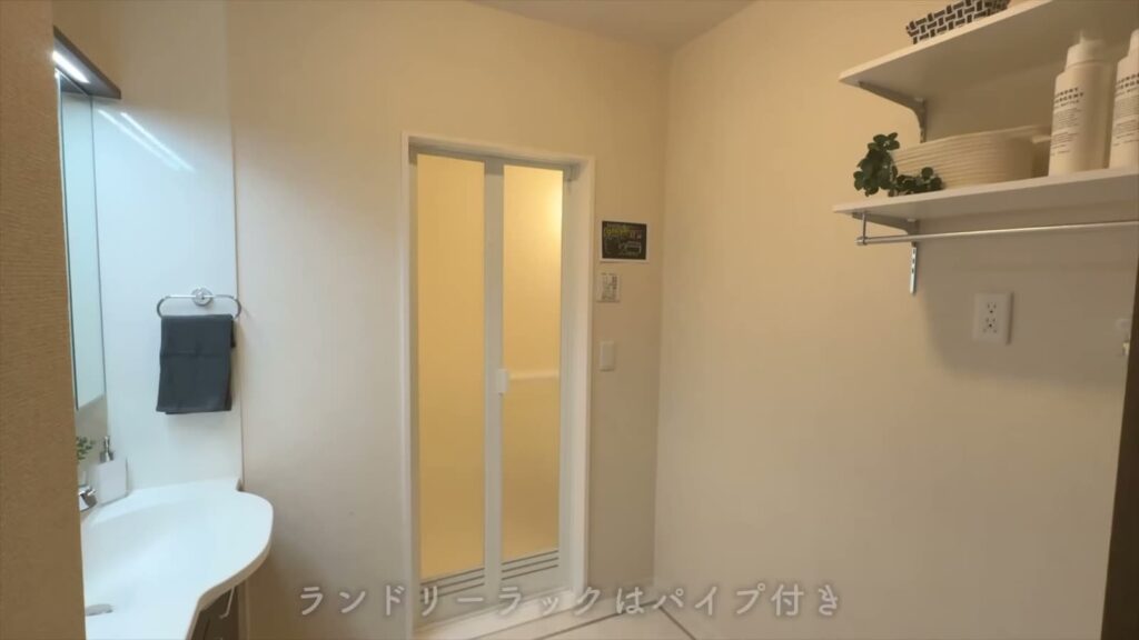 D-ROOM松尾鈴 1LDKのランドリーラック