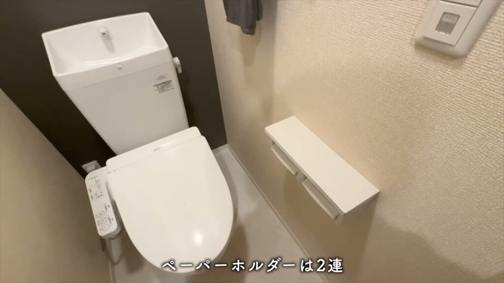 D-ROOM松尾鈴 1LDKのペーパーホルダー