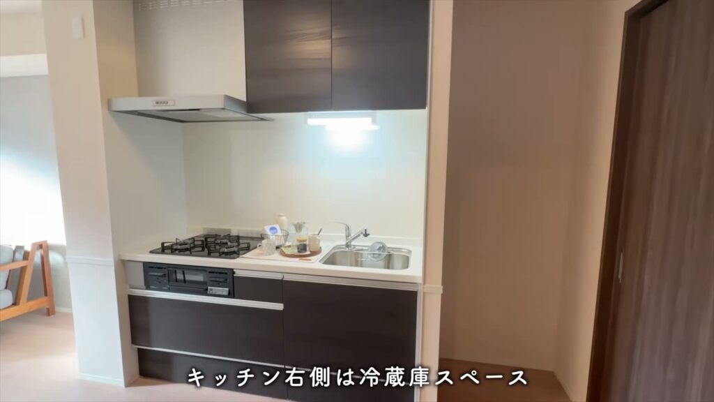 D-ROOM松尾鈴 1LDKの冷蔵庫スペース