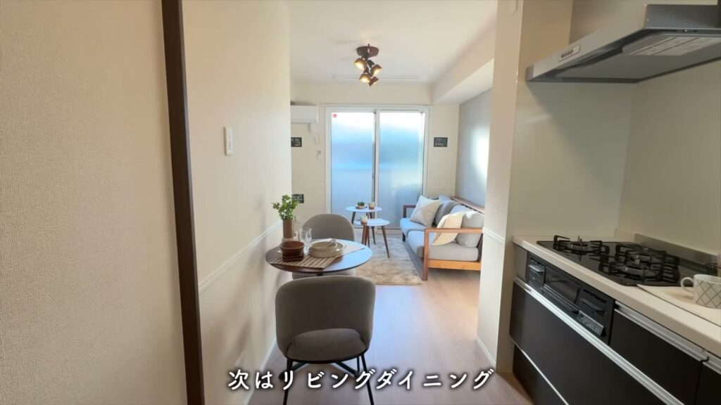 D-ROOM松尾鈴 1LDKのLDKの奥
