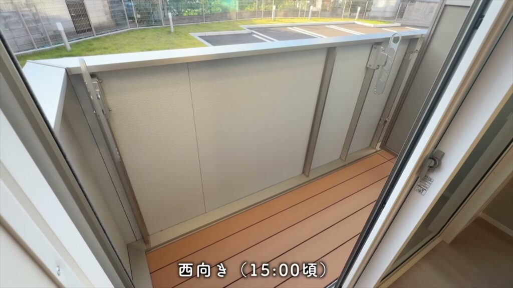 D-ROOM松尾鈴 1LDKのバルコニー