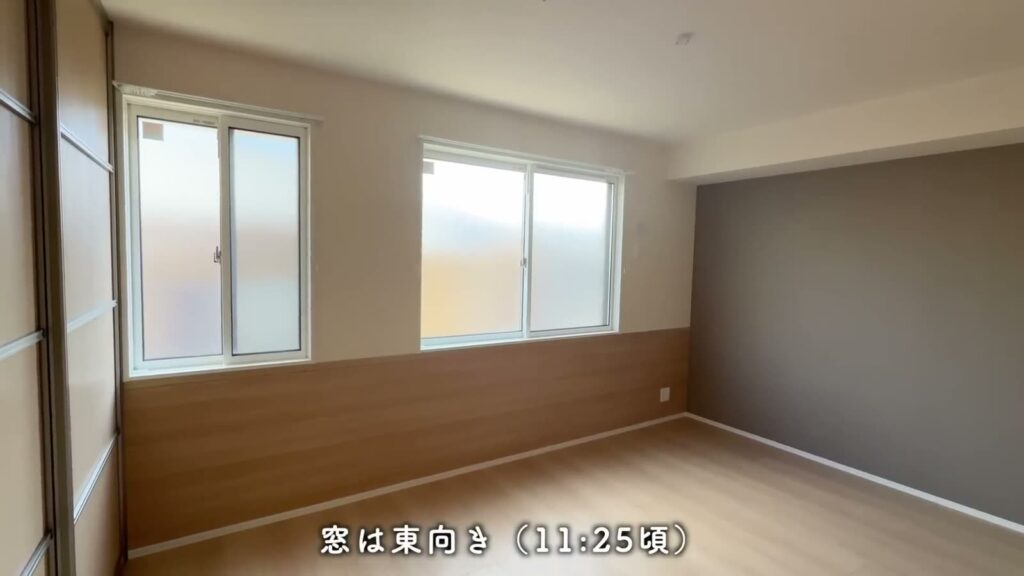 D-ROOM嵯峨嵐山 2LDKの主寝室の窓