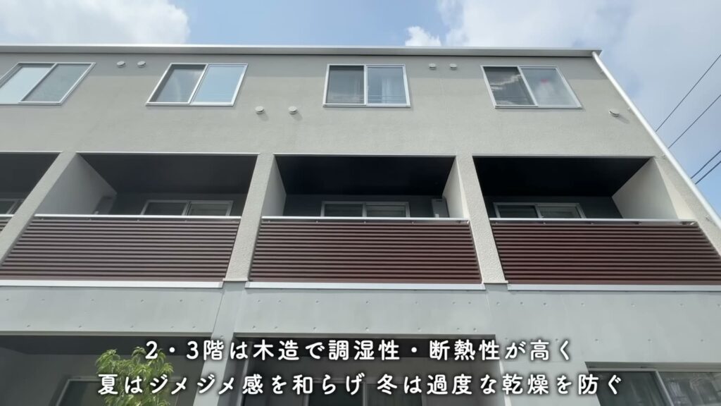 カスタリア旗の台 1LDKの2・3階の外観