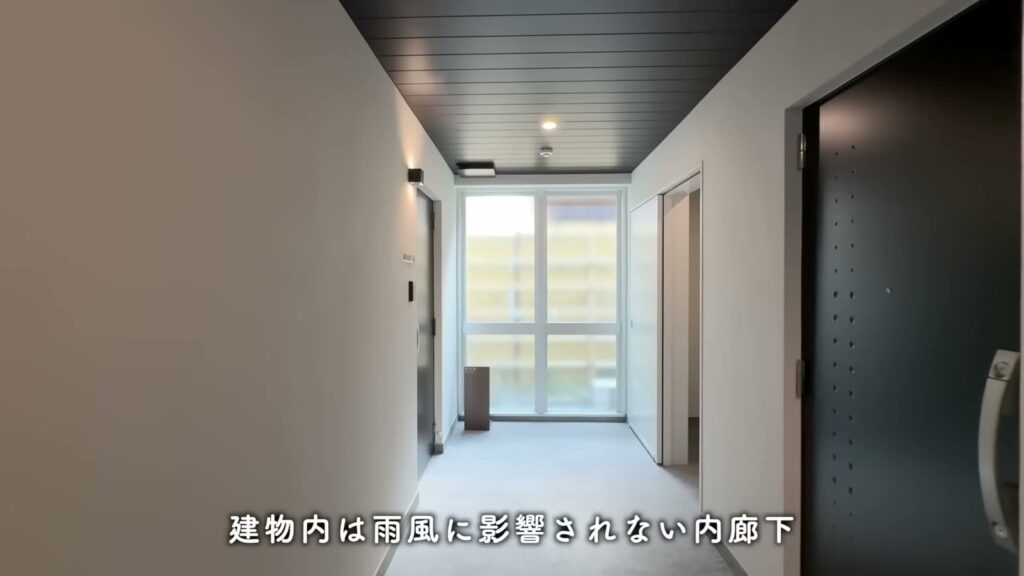 カスタリア旗の台 1LDKの廊下の窓