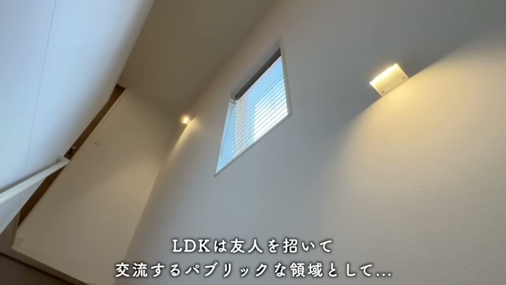 カスタリア旗の台 1LDKの階段の窓