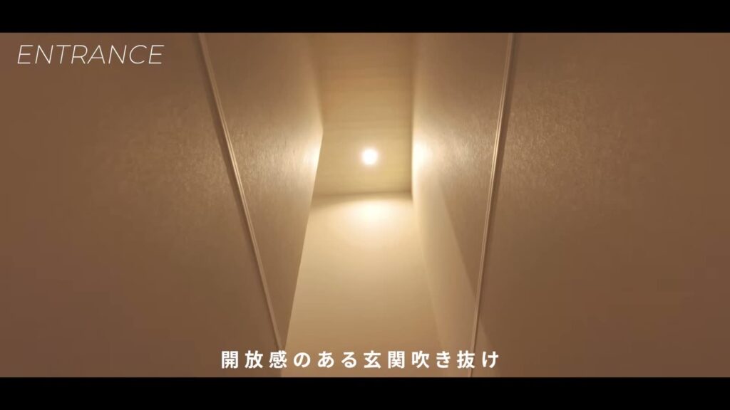 ナディアA 1LDKの玄関の吹き抜け