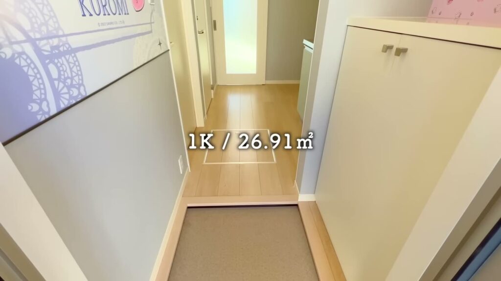 マイメロディ ハウス井の頭 1Kの玄関