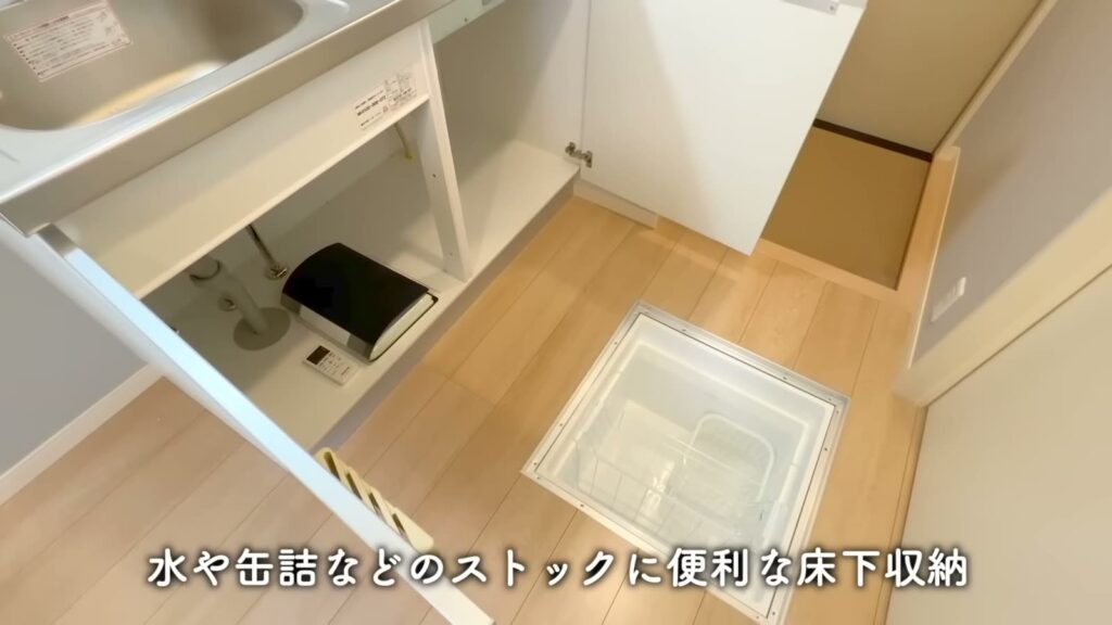マイメロディ ハウス井の頭 1Kの床下収納