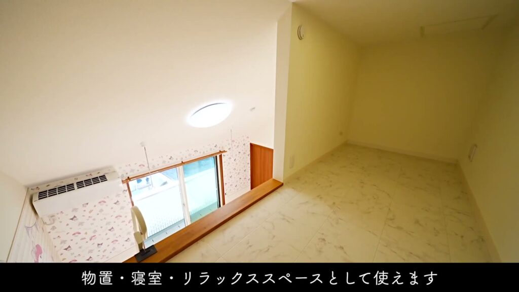 My Melody House Inokashira 1K＋ロフトのロフトの窓