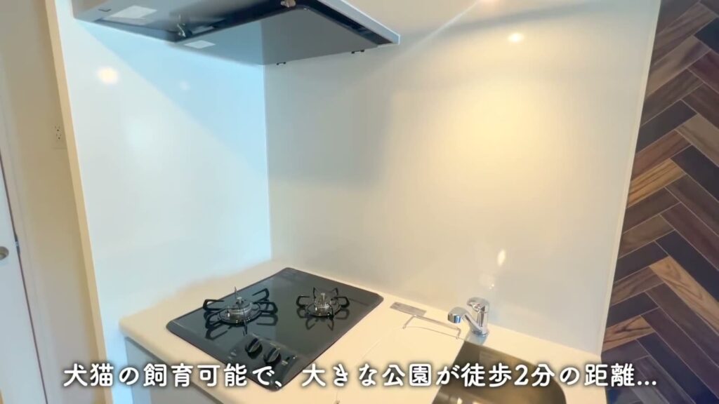 中野本町パークサイドレジデンス 1DKのガスコンロ