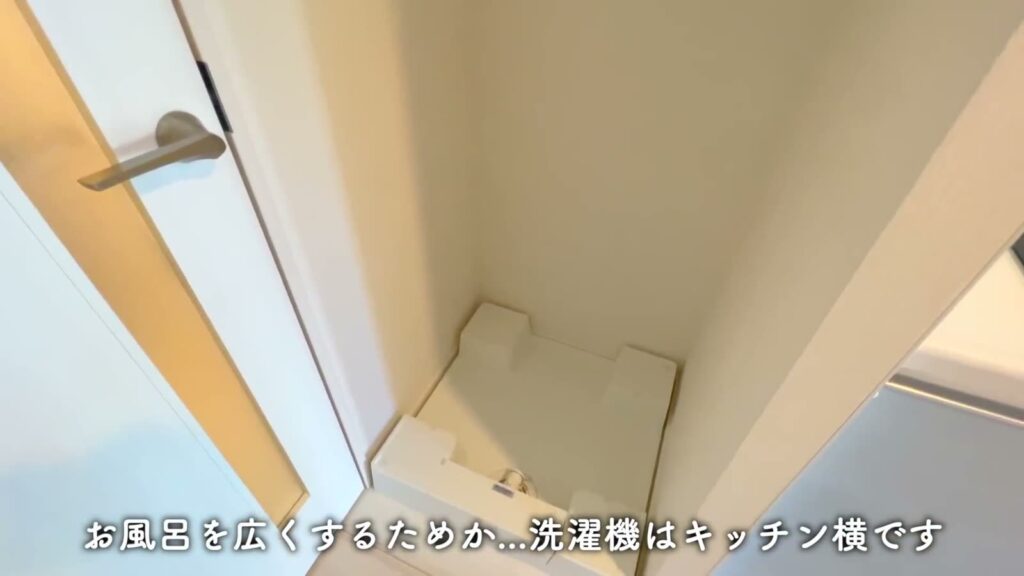 中野本町パークサイドレジデンス 1DKの洗濯機置き場