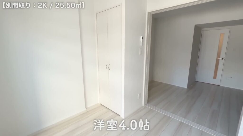 中野本町パークサイドレジデンス 1DKの洋室4.0帖