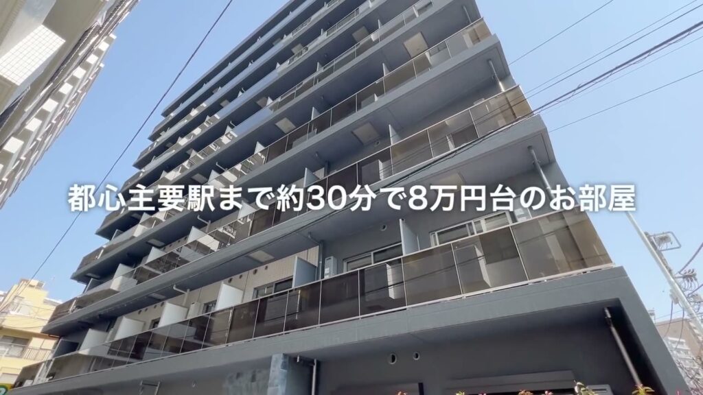 グランヴァンプレミアムイースト川口 1Kの外観
