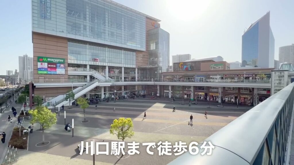 グランヴァンプレミアムイースト川口 1Kの川口駅