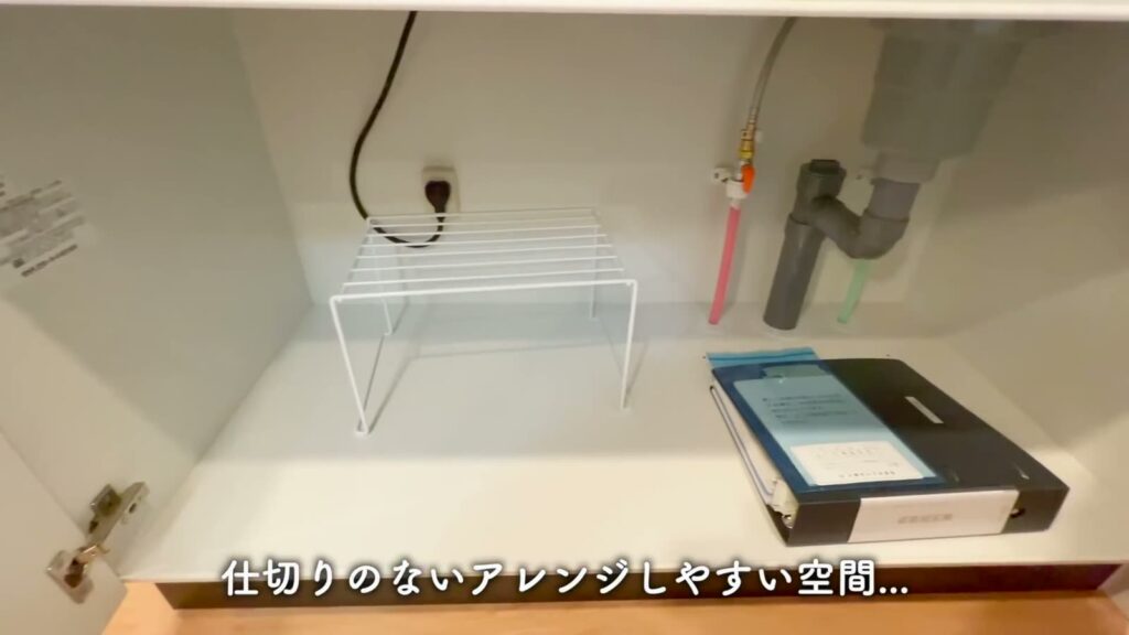 ハーモニーレジデンスパレスフロント 1LDKのシンク下収納