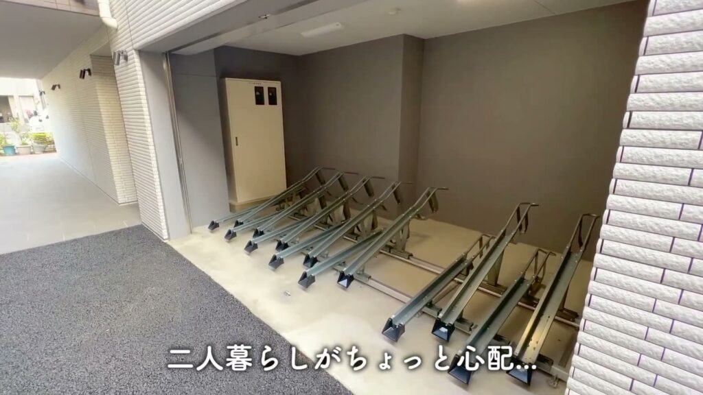 江東区石島 1LDKの駐輪場