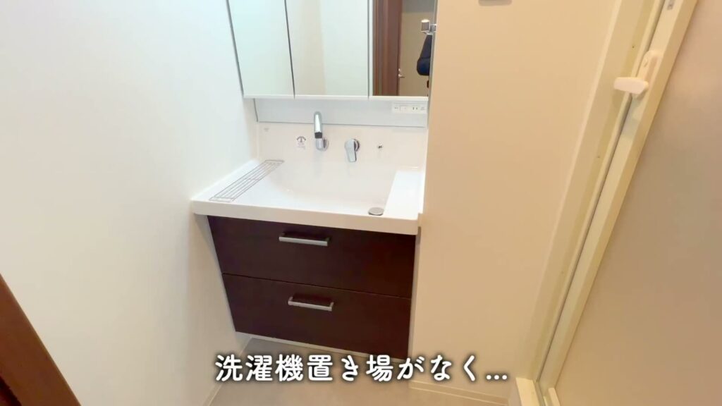 江東区石島 1LDKの洗面台