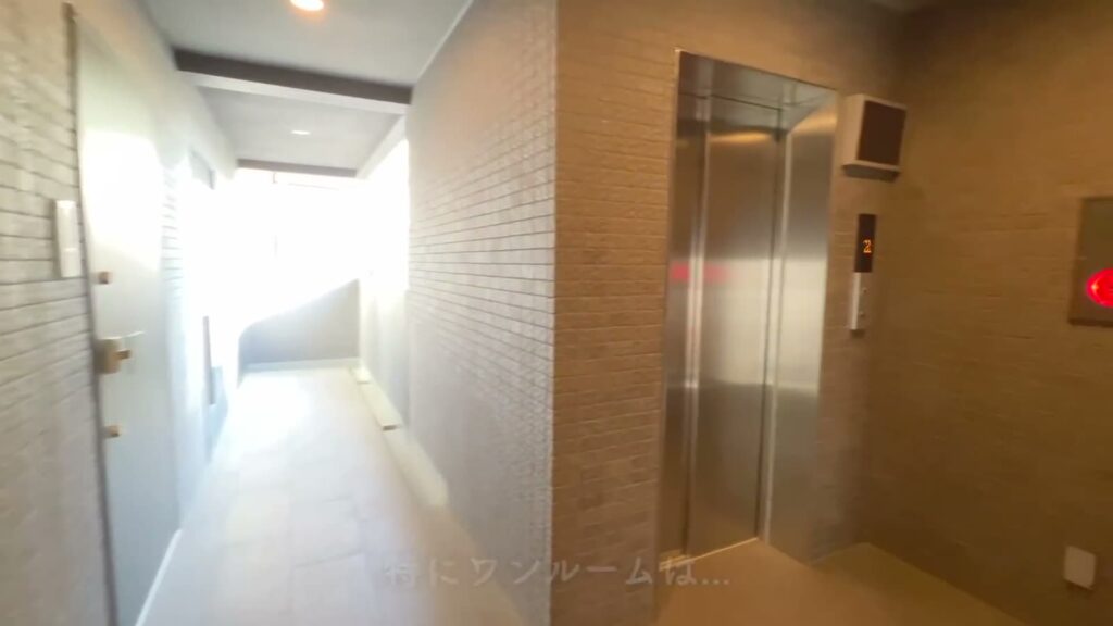 ラフィスタ亀有 1DKの共用廊下
