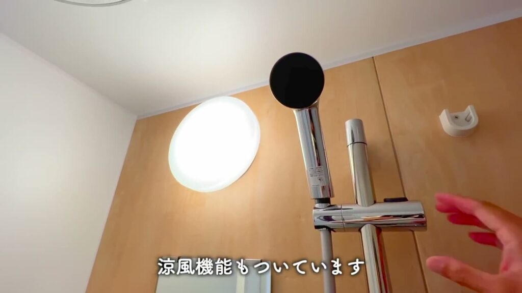 ラフィスタ亀有 1DKのシャワーと照明
