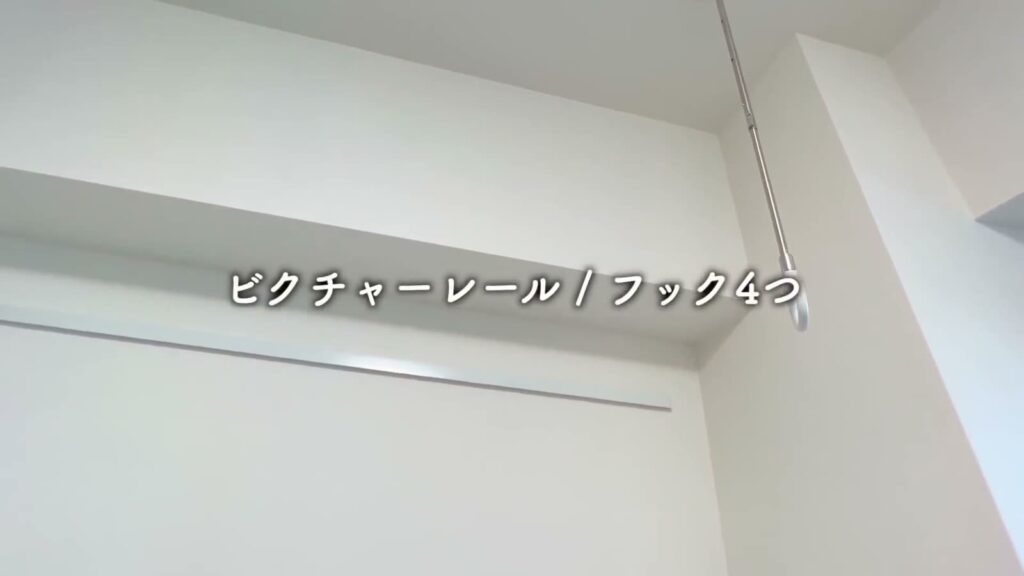 ラフィスタ亀有 1DKのピクチャーレール