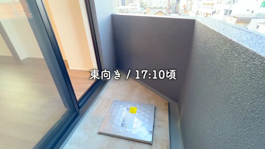 ラフィスタ亀有 1DKのバルコニー