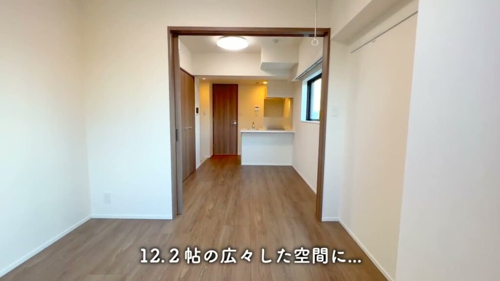 ラフィスタ亀有 1DKのDKとつなげた眺め