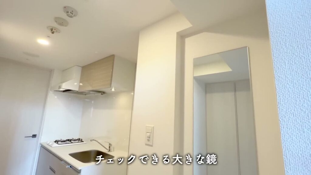 ブライズ東日本橋 1Kの姿見
