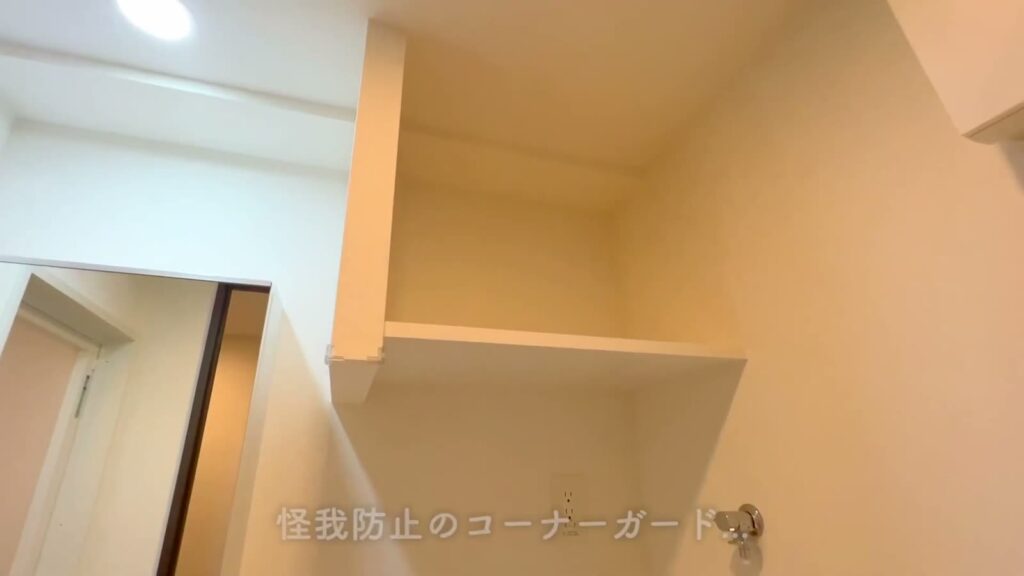 ラフィスタ町田 1DKの洗濯機上の棚