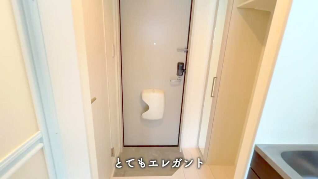 ハーモニーテラス江原町Ⅱ 1R+ロフトの玄関