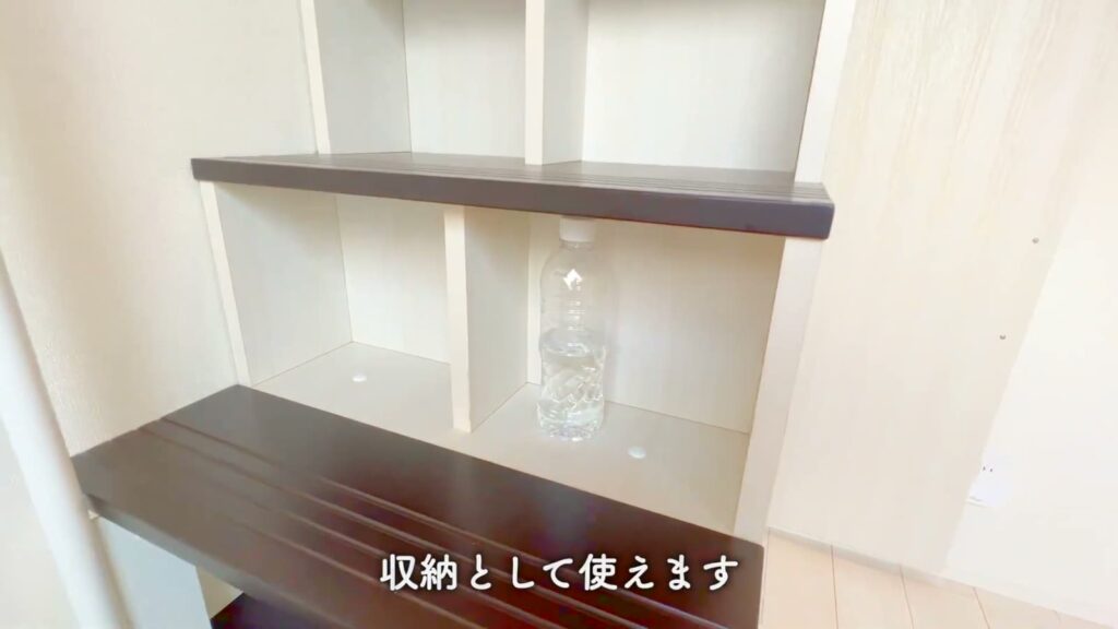 ハーモニーテラス江原町Ⅱ 1R+ロフトの踏み板の棚