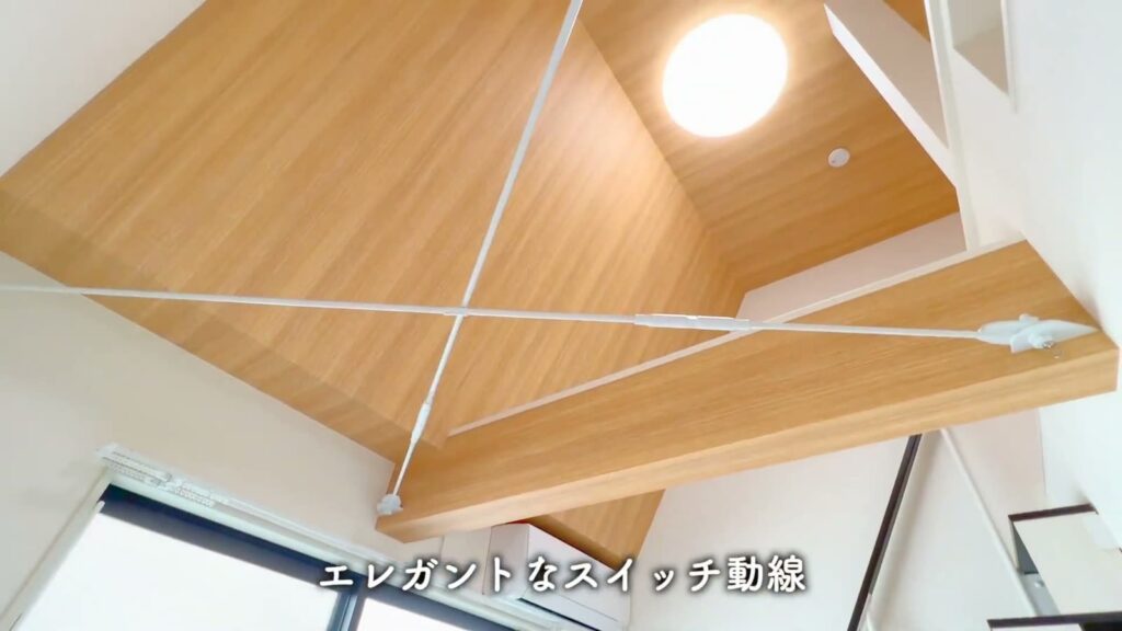 ハーモニーテラス江原町Ⅱ 1R+ロフトの高い天井