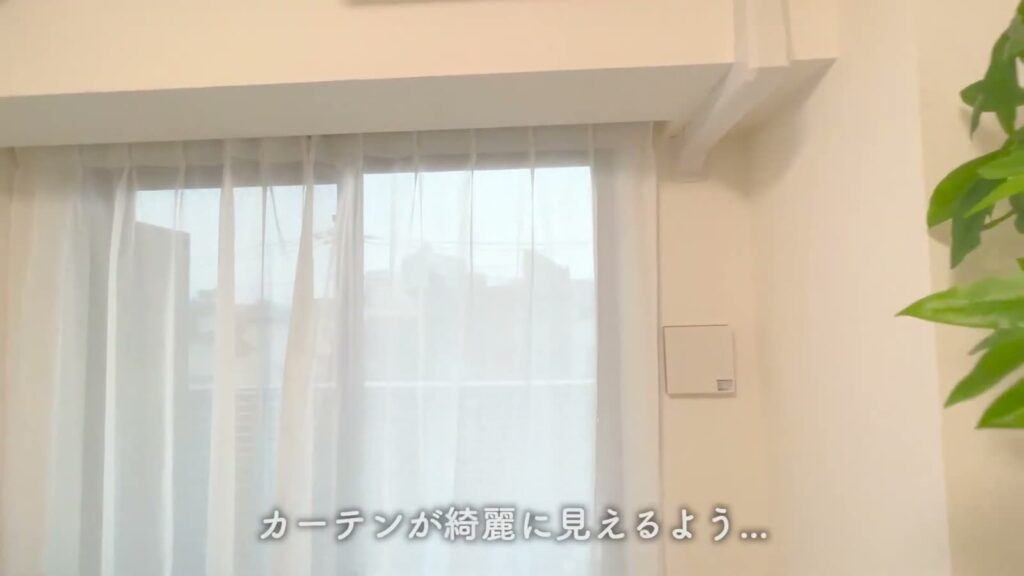 フュージョナル東墨田 1Kの窓まわり