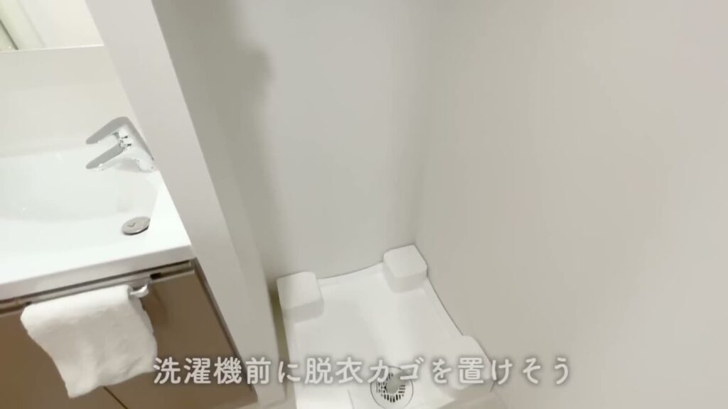 プレミアムキューブ大岡山DEUX 1DKの洗濯機置き場