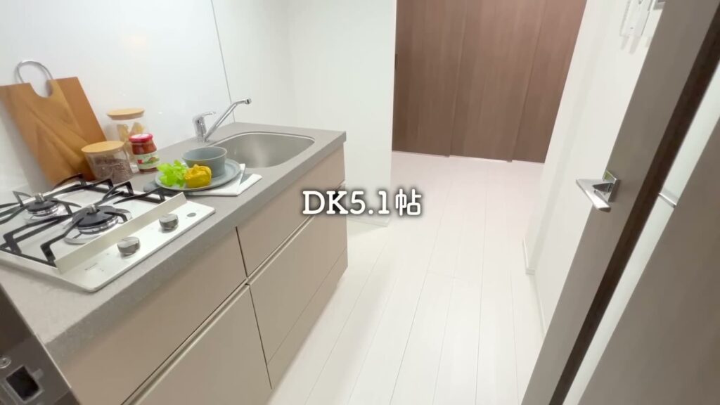 プレミアムキューブ大岡山DEUX 1DKのDK5.1帖