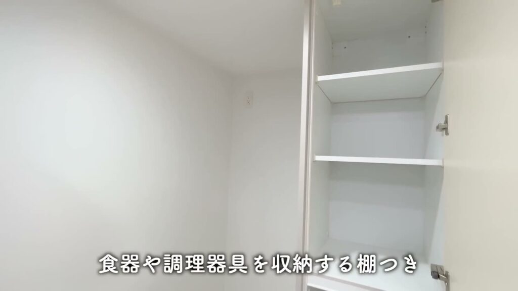プレミアムキューブ大岡山DEUX 1DKの食器棚