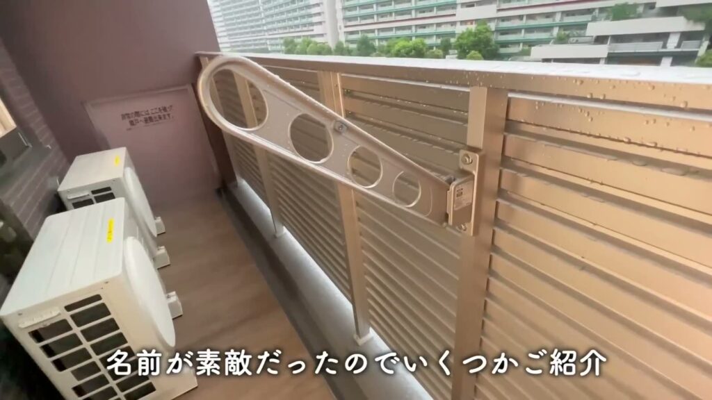 ブライズフォルム墨田 1LDKの物干し金具