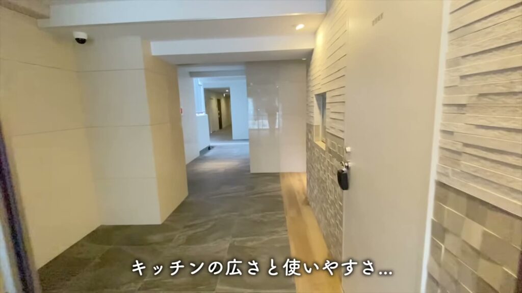 羽田の1LDK 1LDKの共用廊下の入口