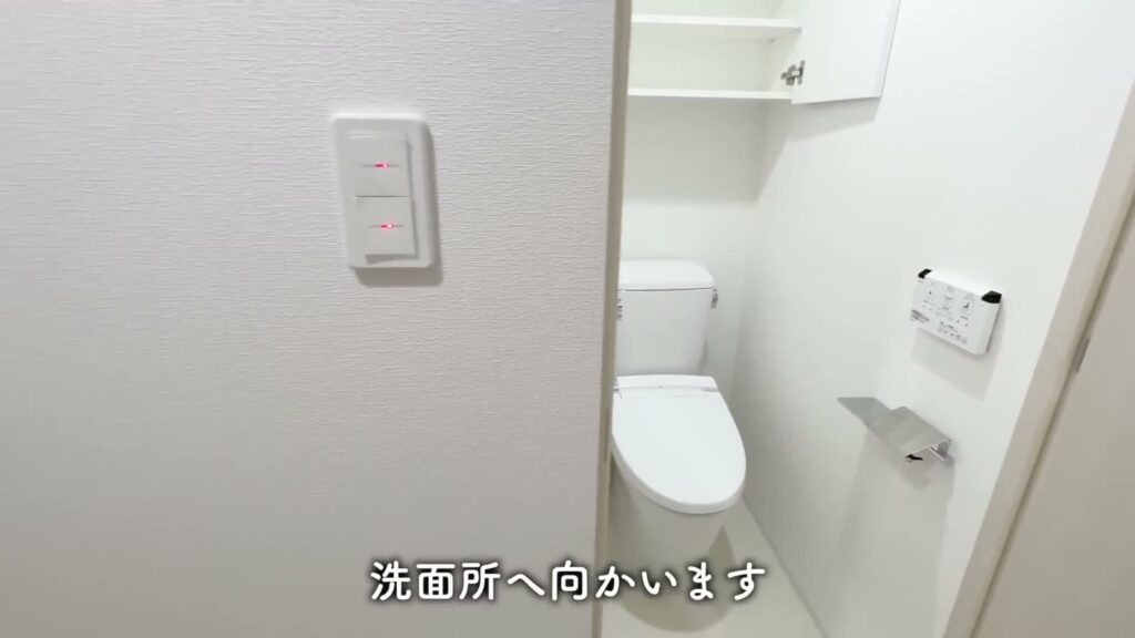 ブライズ高円寺 1Kのトイレの入口