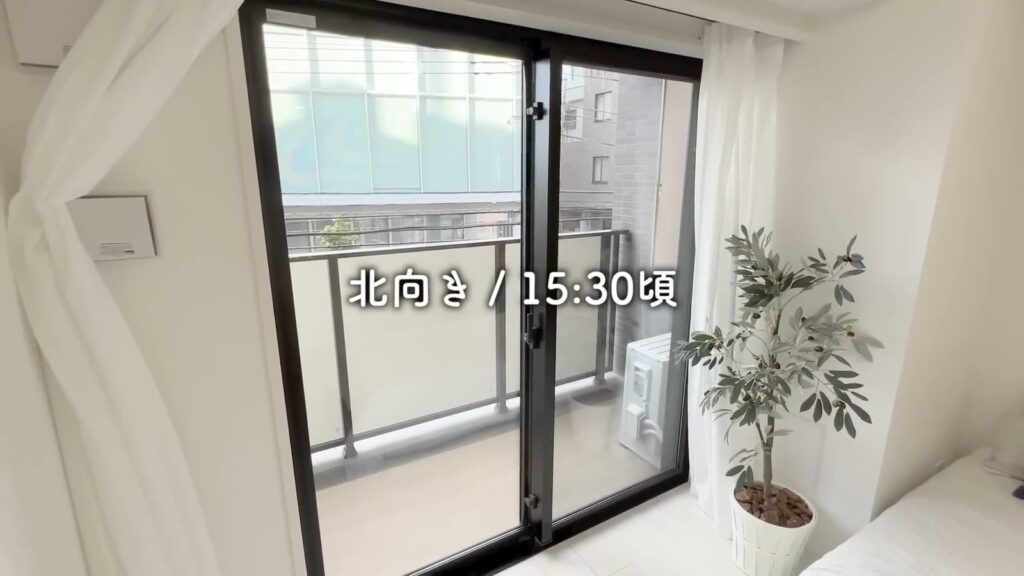 ブライズ高円寺 1Kの窓とバルコニー
