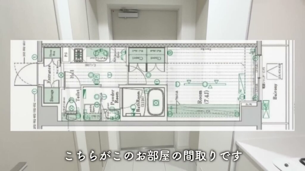 ブライズ高円寺 1Kの間取り図