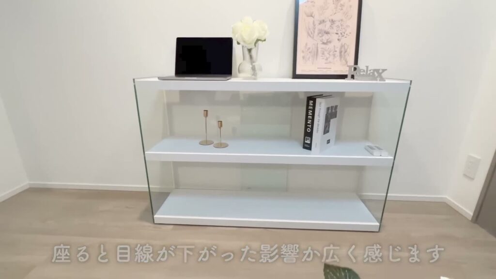 羽田のマンション 2Kのテレビ台の位置