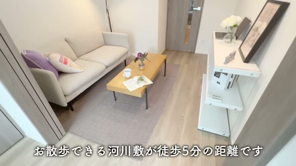 羽田のマンション 2Kのリビング側