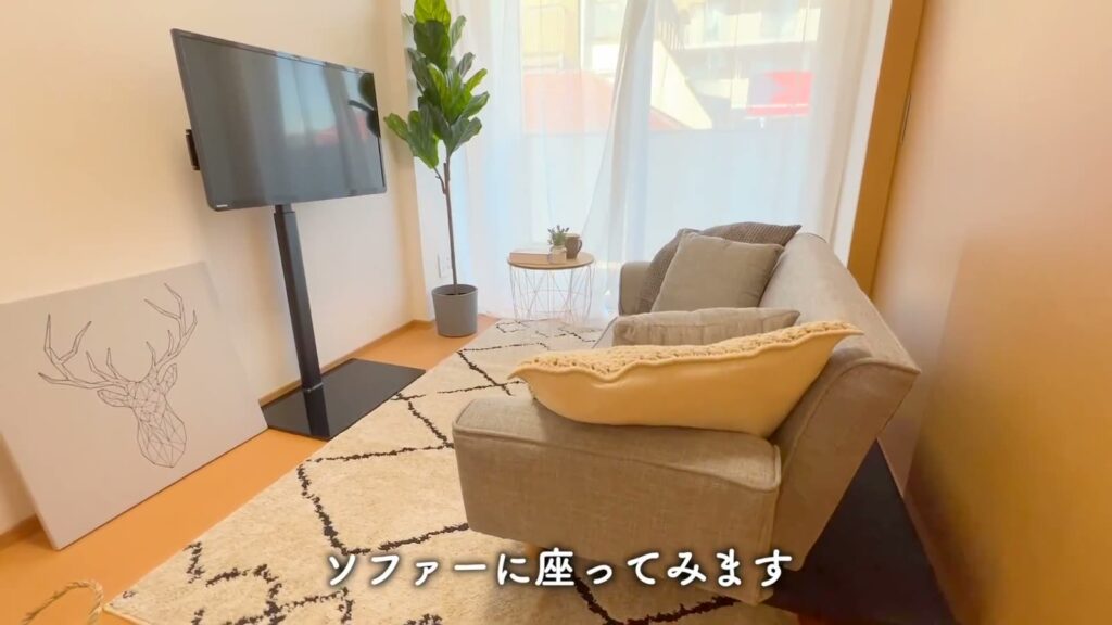 ベルグレードSI 1DKのソファ