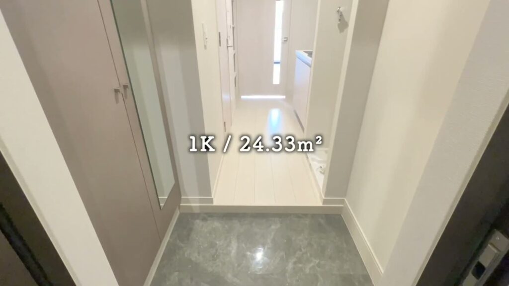 阪東橋の賃貸マンション 1Kの玄関