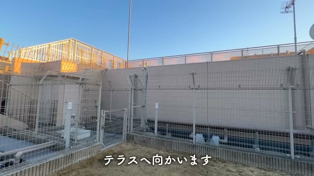 潮見の賃貸マンション 1DKのフェンス